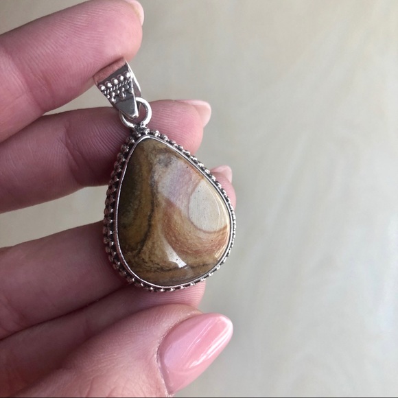 Handmade Jasper Pendant - Picture 5 of 6